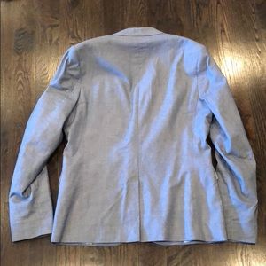 Topman Suits & Blazers - Topman men’s light grey/ baby blue blazer slim fit Topman Suits & Blazers - Topman men’s light grey/ baby blue blazer slim fit